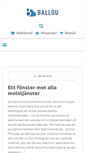 Mobile Screenshot of blogg.ballou.se